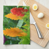 Fiery Flower Kitchen Towel Theedoek (Quarter Fold)