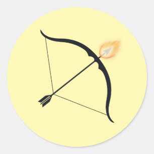 Fiery Focus: een festival van moed Ronde Sticker