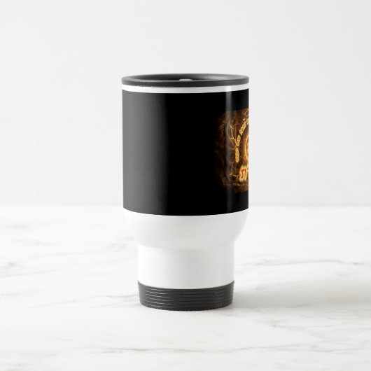 Fiery Fractal Mizrach Reisbeker (Center)