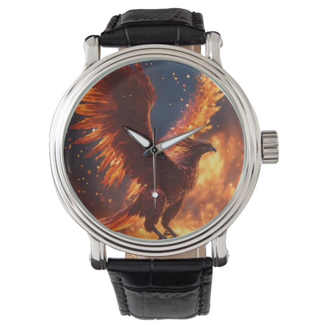 Fiery Galaxy Watch Face Horloge (Voorkant)