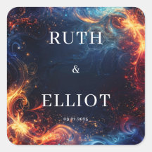 Fiery Galaxy Wedding