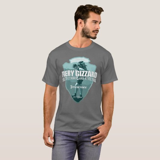 Fiery Gizzard (pijlpunt T) T-shirt (Voorkant volledig)
