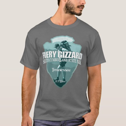 Fiery Gizzard (pijlpunt T) T-shirt (Voorkant)