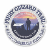 Fiery Gizzard Trail (rd2) Sticker (Voorkant)