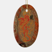 Fiery Good Luck Dragon Ornament (Rechts)