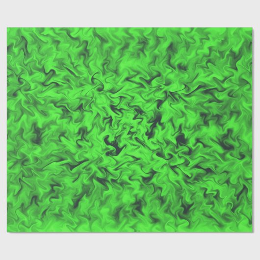 Fiery Green Cadeaupapier (Vlak)