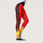 Fiery Gym Aerobe Fitness Yoga Workout Leggings (Rechts)