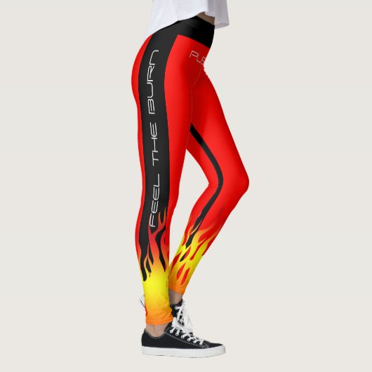 Fiery Gym Aerobe Fitness Yoga Workout Leggings (Rechts)