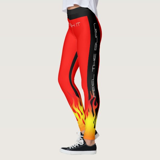 Fiery Gym Aerobe Fitness Yoga Workout Leggings (Links)