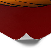 Fiery Halloween Pumpkin Poster (Hoek)