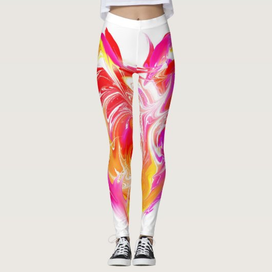 Fiery Heart Leggings (Voorkant)