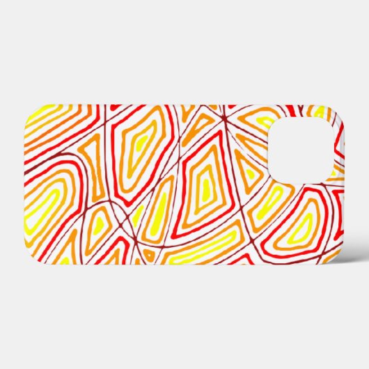 Fiery iPhone Case (Achterkant (horizontaal))