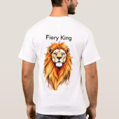 Fiery King T-shirt (Achterkant)