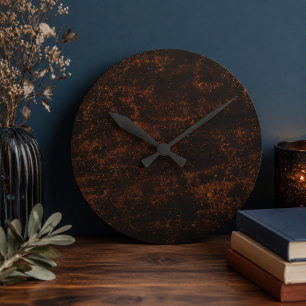 Fiery Lava Ronde Klok
