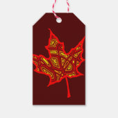 Fiery Leaf Cadeaulabel (Voorkant)