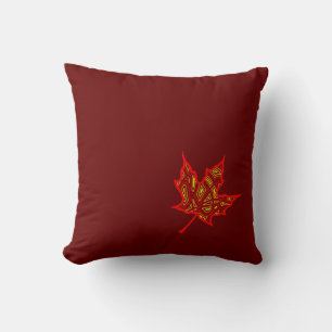 Fiery Leaf Kussen