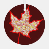 Fiery Leaf Ornament (Achterkant)