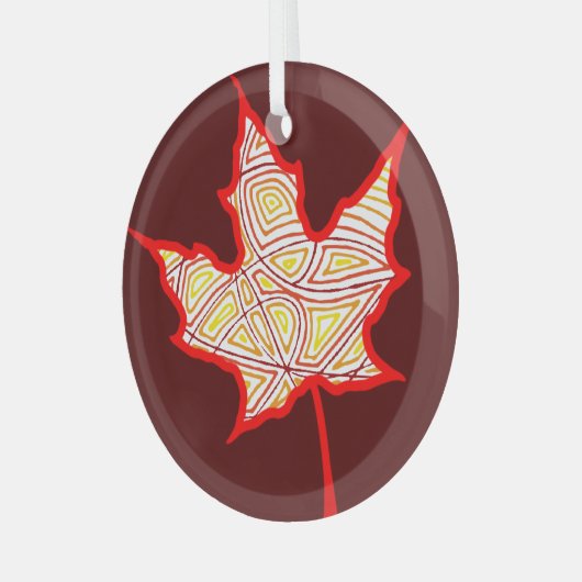 Fiery Leaf Ornament (Voorkant links)