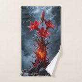 Fiery Lily Fantasy Handdoek (Handdoek)