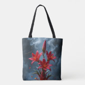 Fiery Lily Fantasy Tote Bag (Achterkant)