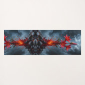 Fiery Lily Fantasy Yogamat (Achterkant (horizontaal))