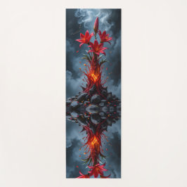 Fiery Lily Fantasy Yogamat
