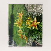 Fiery Lily Flower Legpuzzel (Verticaal)