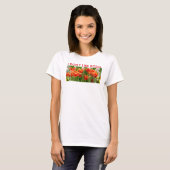 Fiery Lily-Flowered Orange Tulips T-shirt (Voorkant volledig)