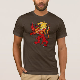 Fiery Lion Rampant shirt (donker)