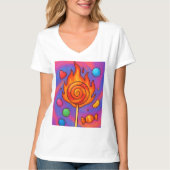 Fiery Lollipop T-shirt (Voorkant)