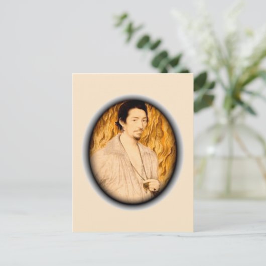 Fiery Love Briefkaart (Staand voorkant)