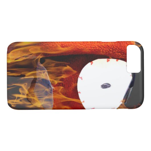 Fiery Mad Brian Case-Mate iPhone Case (Achterkant (Horizontaal))