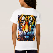 Fiery Majesty - Het brullende T-shirt van de Leeuw (Achterkant)