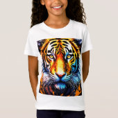Fiery Majesty - Het brullende T-shirt van de Leeuw (Voorkant)