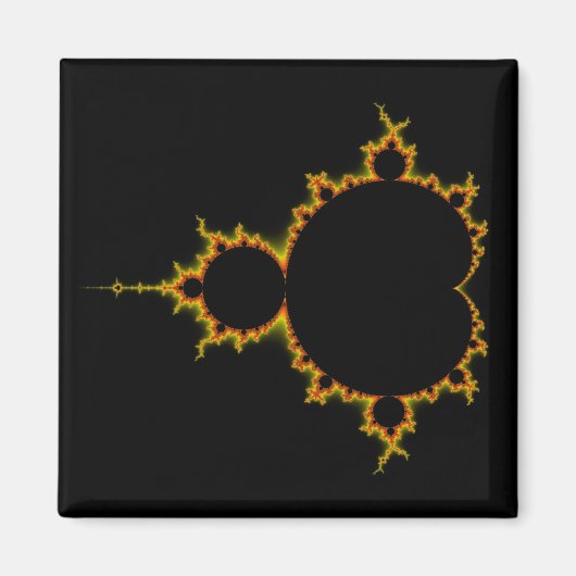 Fiery Mandelbrot Set Magnet (Voorkant)