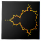 Fiery Mandelbrot Set Tile Tegeltje (Voorkant)