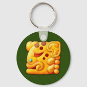 Fiery Maya Animal Head Sleutelhanger (Voorkant)