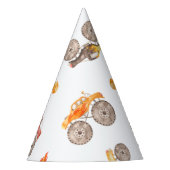 Fiery Monster Trucks Feesthoedjes (Voorkant)