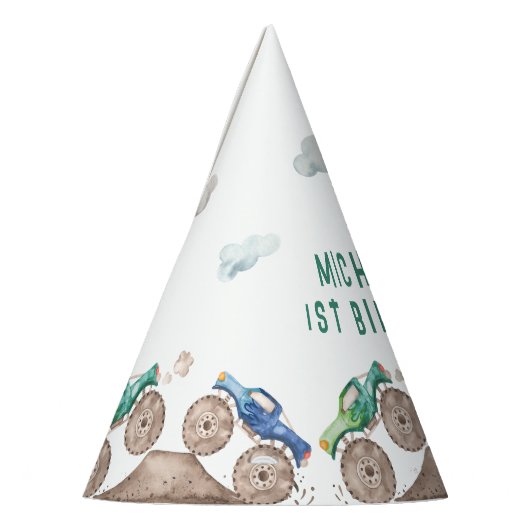 Fiery Monster Trucks Feesthoedjes (Links)