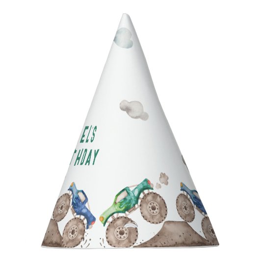 Fiery Monster Trucks Feesthoedjes (Rechts)