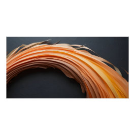 Fiery Motion Sculpture Perfect Poster