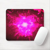 'Fiery Nebula' Sci-Fi Art Mousepad Muismat (Met muis)