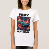 Fiery Night Driver T-shirt (Voorkant)