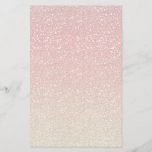 Fiery Ombre met Glitter Effect Briefpapier