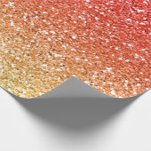 Fiery Ombre met Glitter Effect Cadeaupapier (Hoek)