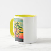 Fiery oranje sky mok (Voorkant links)