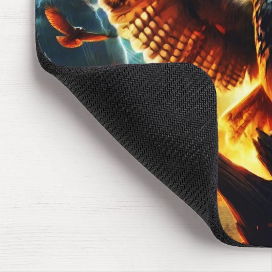 Fiery Owl Moonrise Muismat (Hoek)