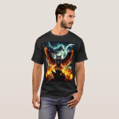 Fiery Owl Moonrise T-shirt (Voorkant volledig)