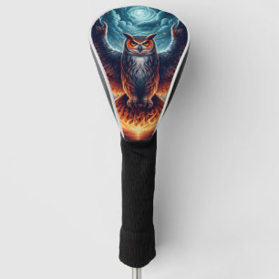 Fiery Owl Phoenix Ascension Golfheadcover