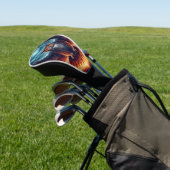 Fiery Owl Phoenix Ascension Golfheadcover (Insitu)